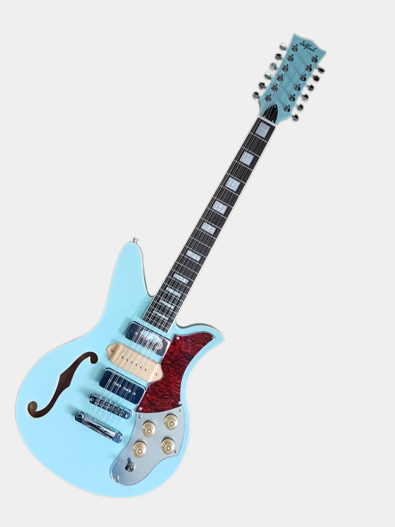 Goldfinch Kensington II 12-String 2023 Frost Blue – Goldfinch Guitars