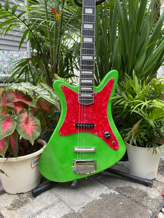 Goldfinch Guitar 2022 Painted Lady Watermelon Green